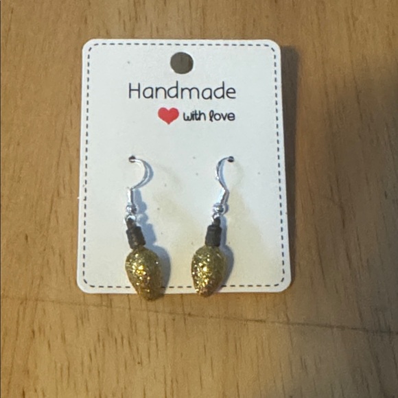 Christmas Lights Earrings Handcrafted - Picture 5 of 5